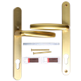 HOPPE Atlanta 92PZ Euro Profile Lever/Lever Handle On 26mm Narrow Backplate 1530/3623N
