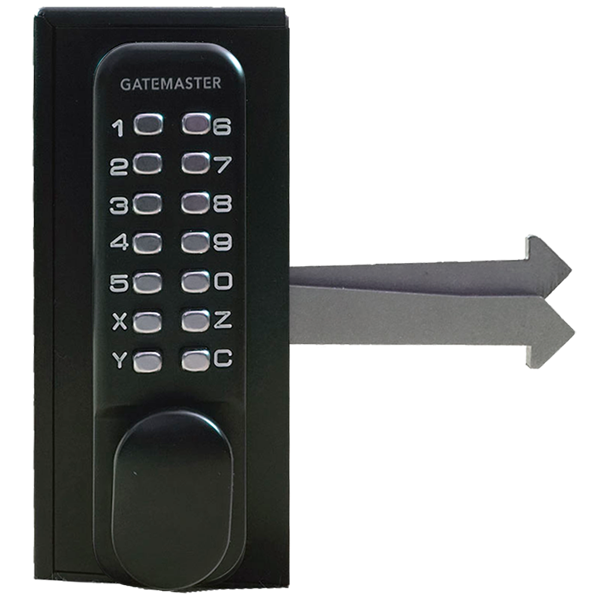 GATEMASTER SGLD (Handed) Double Sided Sliding Digital Gate Lock