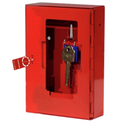 SECURIKEY EK0 Emergency Key Box Glass Fronted With Tamper Seal & Hammer