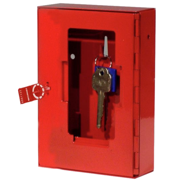 SECURIKEY EK0 Emergency Key Box Glass Fronted With Tamper Seal & Hammer