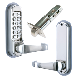 CODELOCKS CL0540 / CL0545 Stainless Steel Digital Gate Lock With Adjustable Latch