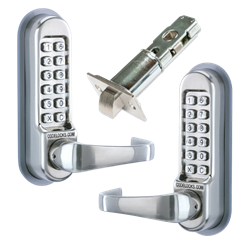 CODELOCKS CL0540 Back To Back Stainless Steel Digital Gate Lock With Adjustable Latch