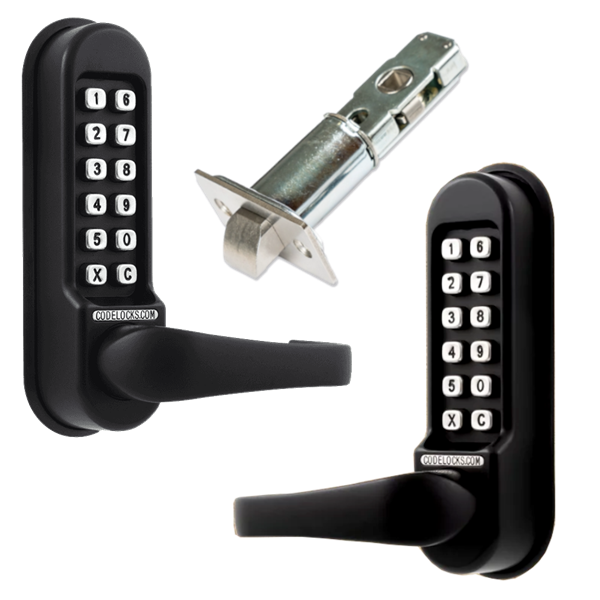 CODELOCKS CL0540 Back To Back Marine Grade Digital Gate Lock With Adjustable Latch