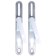 WINLOCK Universal Repair Handle Frame Set With Adjustable 62mm-92mm Centres