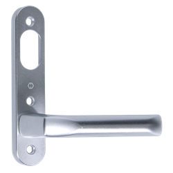 NORDAN NTech Villa Balcony Door Handle 3 Fix External With Cutout To Suit Scandinavian Oval