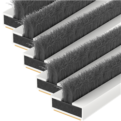 FIRESTOP Intumescent Strip 1.05m x 4mm Fire & Smoke Brush Seal (Pack Of 5)