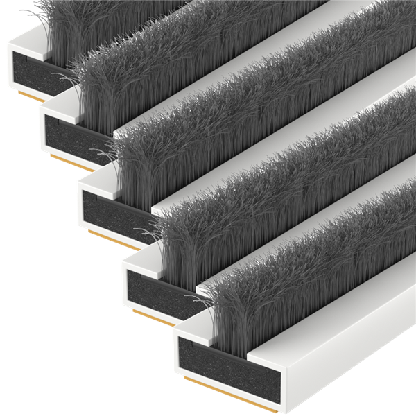 FIRESTOP Intumescent Strip 1.05m x 4mm Fire & Smoke Brush Seal (Pack Of 5)