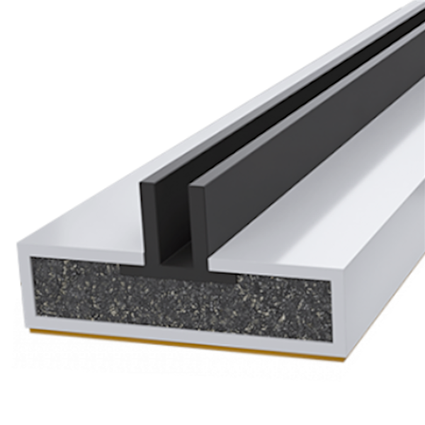 FIRESTOP Intumescent Strip 2.1m x 4mm Fire & Smoke Double Fin Seal