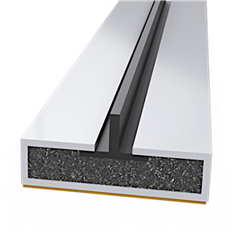 FIRESTOP Intumescent Strip 2.1m x 4mm Fire & Smoke Single Fin Seal