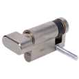 ASEC VITAL Blind Thumbturn Half Euro Dual Finish Cylinder With Adjustable Cam