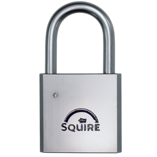 SQUIRE HEB50 Open Shackle Padlock Body To Accept 40mm (30/10) Half Euro Cylinder