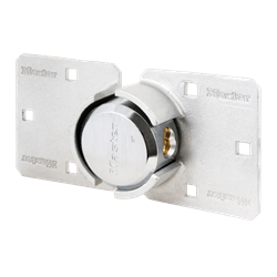 MASTER LOCK Van Lock Hasp & Round Padlock 736EURD