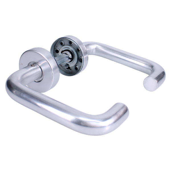ECLIPSE Lever On Rose RTD Aluminium Handle Set