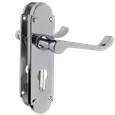 EPSOM Lever Euro Plate Door Handles