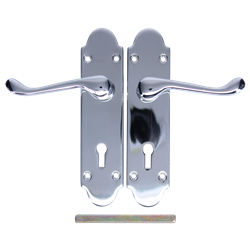 EPSOM Lever Lock Plate Door Handles