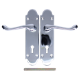 EPSOM Lever Lock Plate Door Handles