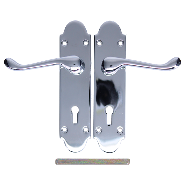 EPSOM Lever Lock Plate Door Handles