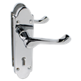 EPSOM Lever Lock Plate Door Handles