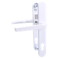 ASEC Evo Sprung Lever/Lever Multipoint Door Handles 92mm PZ 242mm Backplate 210mm Fixings