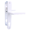 ASEC Evo Sprung Lever/Lever Multipoint Door Handles 92mm PZ 242mm Backplate 210mm Fixings