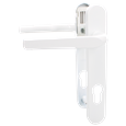 ASEC Evo Sprung Lever/Lever Multipoint Door Handles 92mm PZ 212mm Backplate 122mm Fixings