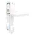 ASEC Evo Sprung Lever/Lever Multipoint Door Handles 92mm PZ 246mm Backplate 215mm Fixings