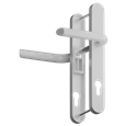 ASEC Evo Sprung Lever/Lever Multipoint Door Handles 92mm PZ 246mm Backplate 215mm Fixings