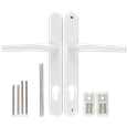 ASEC Evo Sprung Lever/Lever Multipoint Door Handles 92mm PZ 246mm Backplate 215mm Fixings