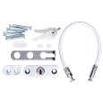CHAMELEON 230mm Adaptable Locking Window Restrictor 100Kg Load Force M1