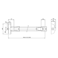 ISEO Push Electro Motorised Rim Panic Exit Bar