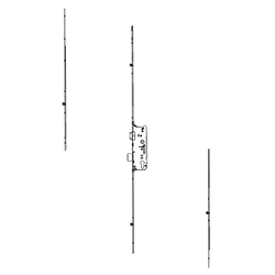 FUHR 859 Type 1 4 Roller Latch & Deadbolt Split Spindle Multipoint