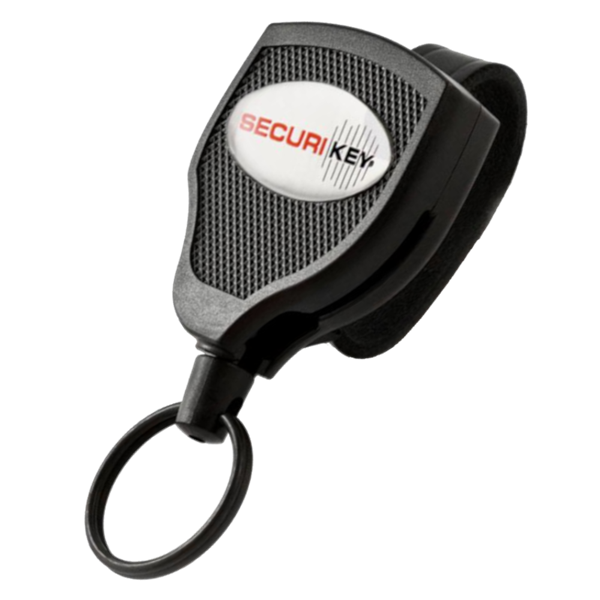 SECURIKEY Super 48 Retractor Key Cord With Leather Belt Loop Fixing
