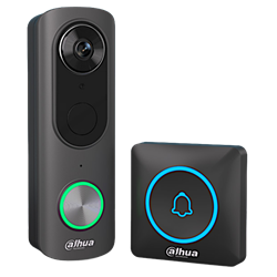 DAHUA Wi-Fi Doorbell & Chime Set KIT/DH-IPC-DB43BP-BTR-BLACK/DH-IPC-DS3BP-BLACK