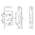 ERA  2 Lever Rebated Sashlock