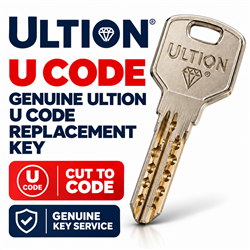 Ultion U Code Genuine Replacement Key Cut to Code