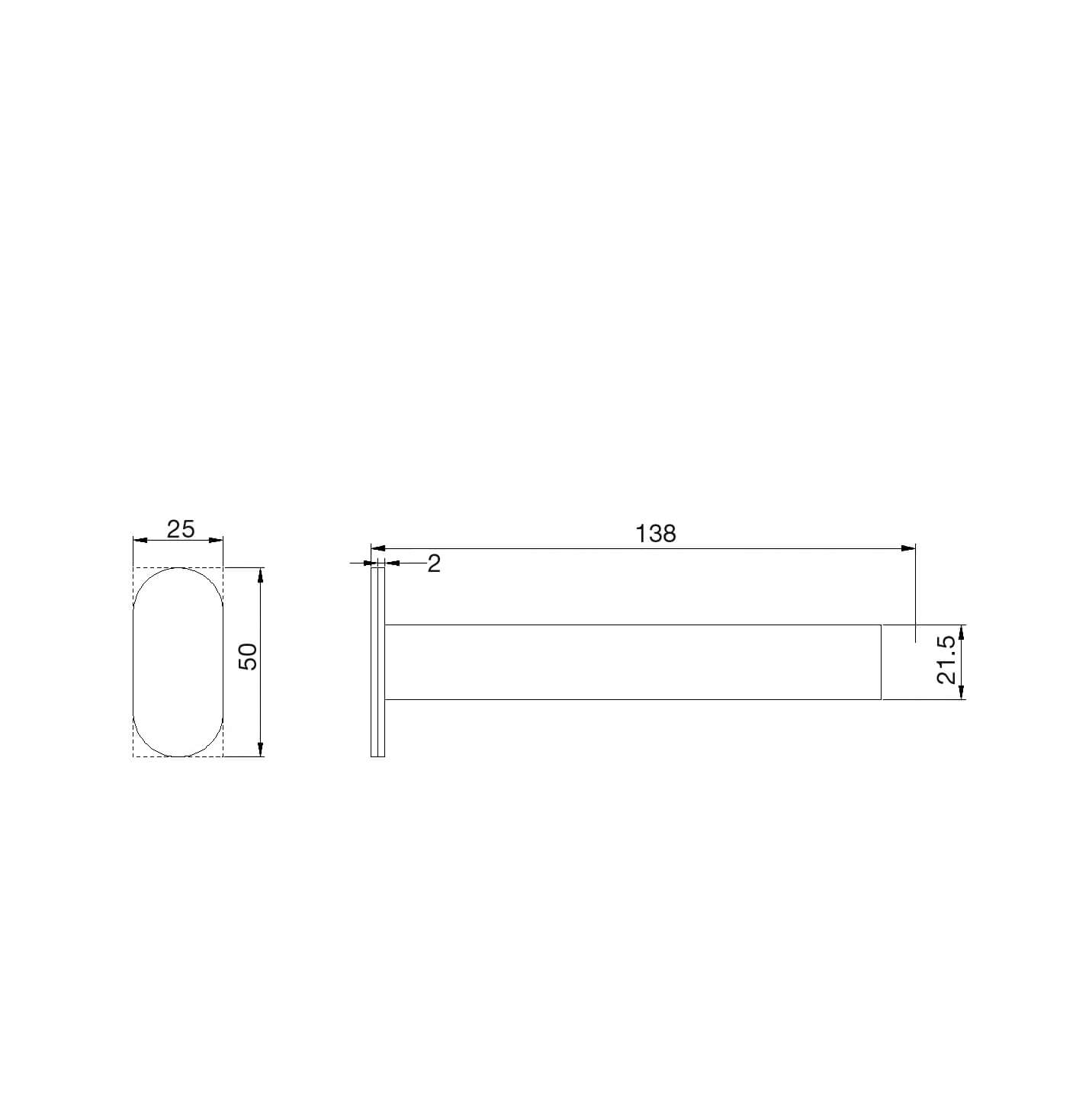 Yale P-YCJDC Concealed Chain Door Closer