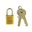 Ifam E Series 15mm Open Shackle Brass Padlock