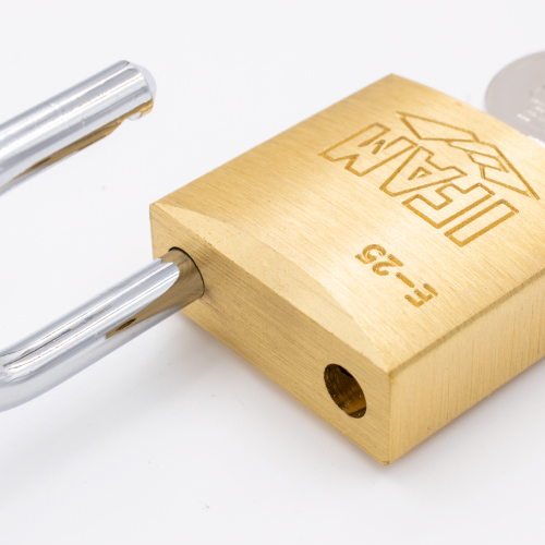 Ifam E Series 25mm Open Shackle Brass Padlock