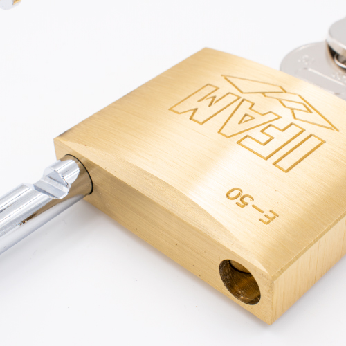 Ifam E Series 50mm Open Shackle Brass Padlock