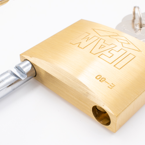 Ifam E Series 60mm Open Shackle Brass Padlock