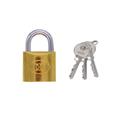 Tri Circle 38mm Open Shackle Brass Padlock