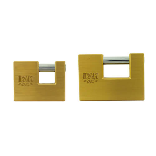 Ifam U Series Brass Shutter Padlock