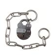 Fire Brigade FB1 Open Shackle Galvanised Padlock with Chain 