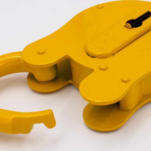 Fire Brigade FB14 Open Shackle Yellow Padlock