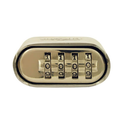 Ifam 50mm Open Shackle Combination Chrome Padlock
