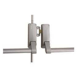 Briton 377 Three Point EN1125 Double Rebated Push Bar Set - For Wooden Panic Exit Doors