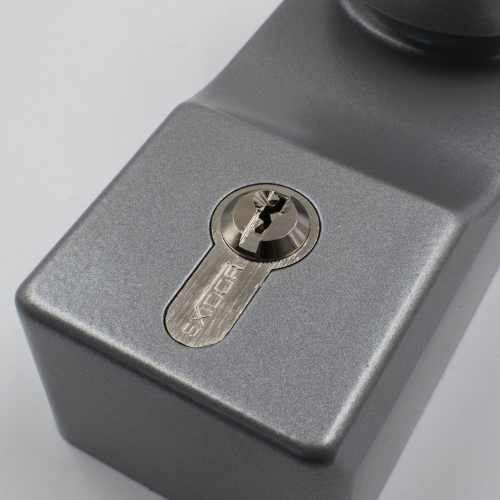 Exidor FD302 Outside Access Device - Knob Handle with Euro Cylinder - For Timber or Metal Doors