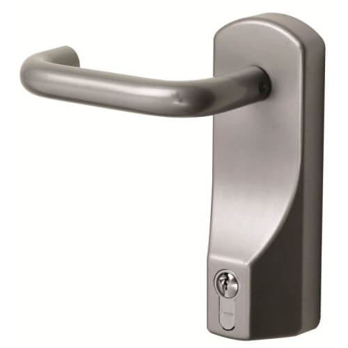 Exidor FD322 Outside Access Device - Lever Handle with Euro Cylinder - For Timber or Metal Doors