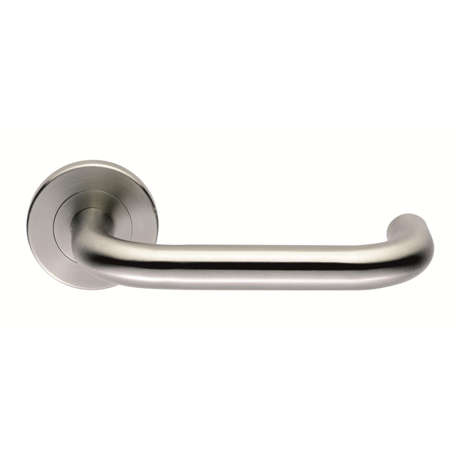 Return-To-Door Lever on Round Rose Furniture