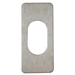 Souber Small Oval Stick On Escutcheon